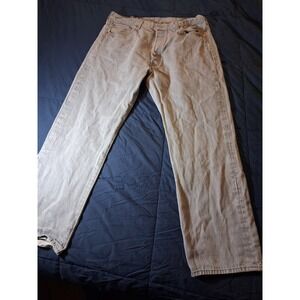 Levis 501 Jeans Mens 38X32  Light Denim Button Fly